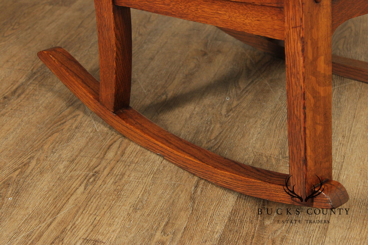 Antique Mission Oak Rocking Chair