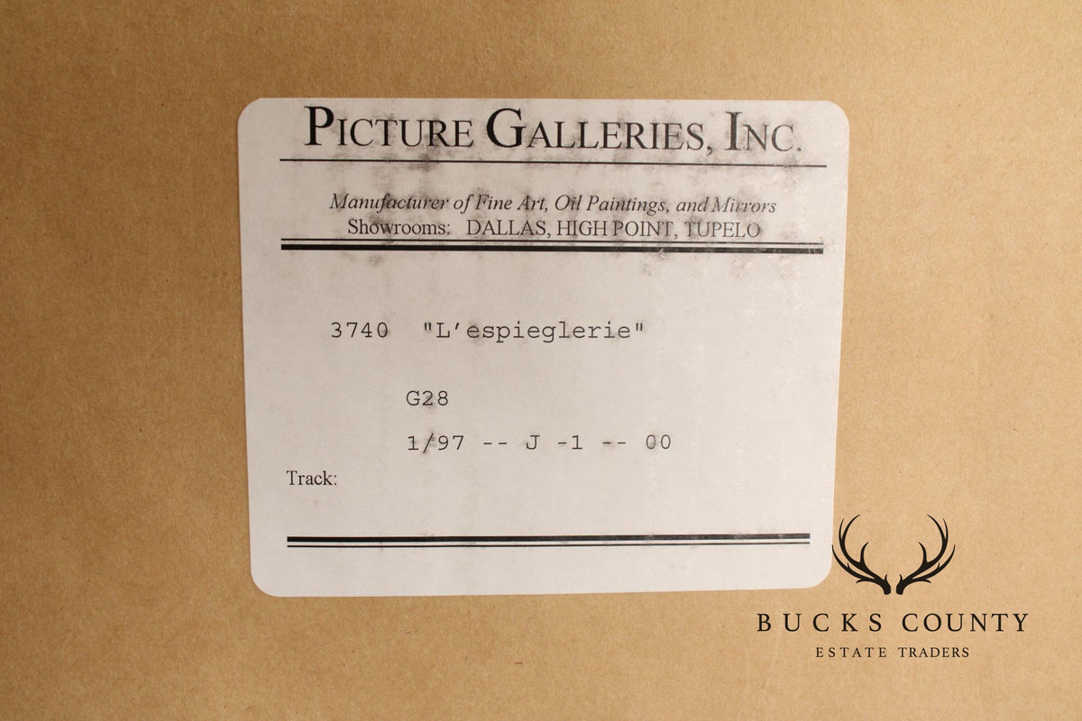 William-Adolphe Bouguereau Framed Print, 'L'Espieglerie'