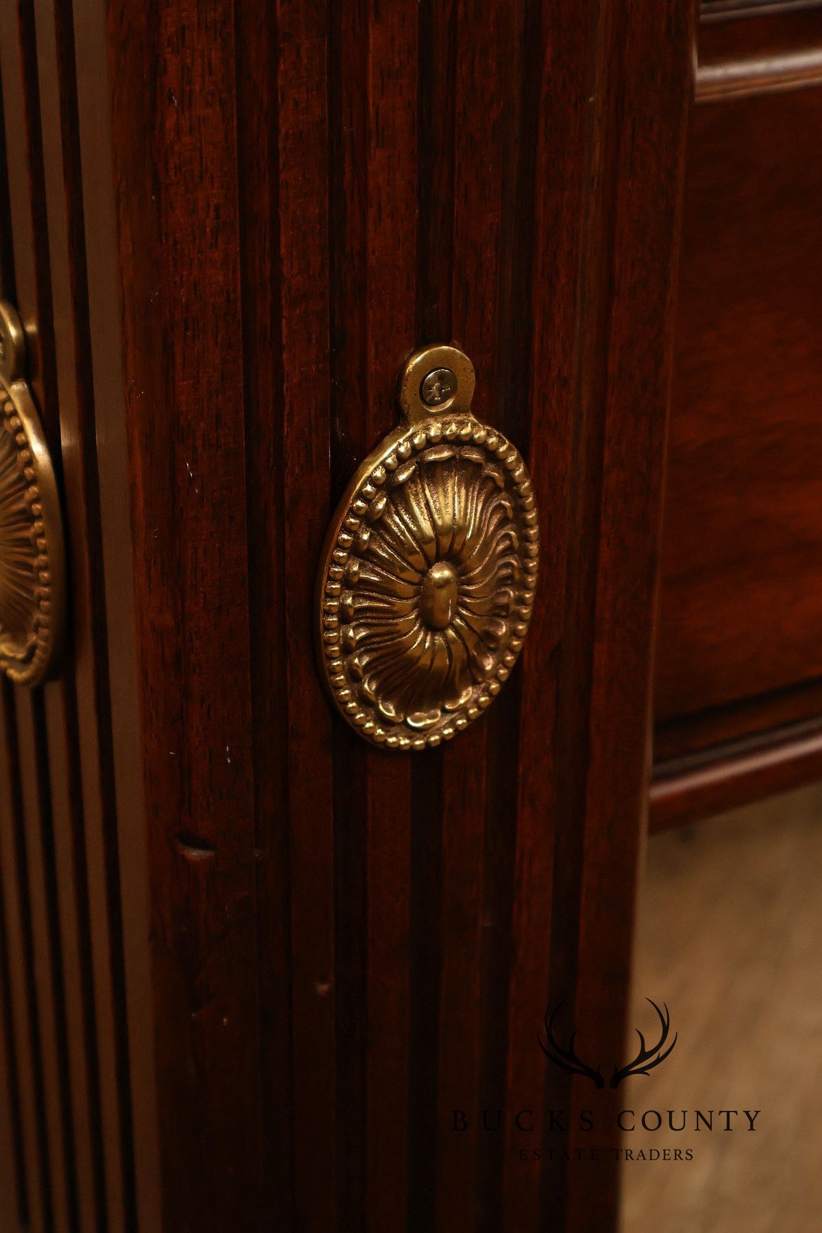Henkel Harris Carved Mahogany King Poster Bed