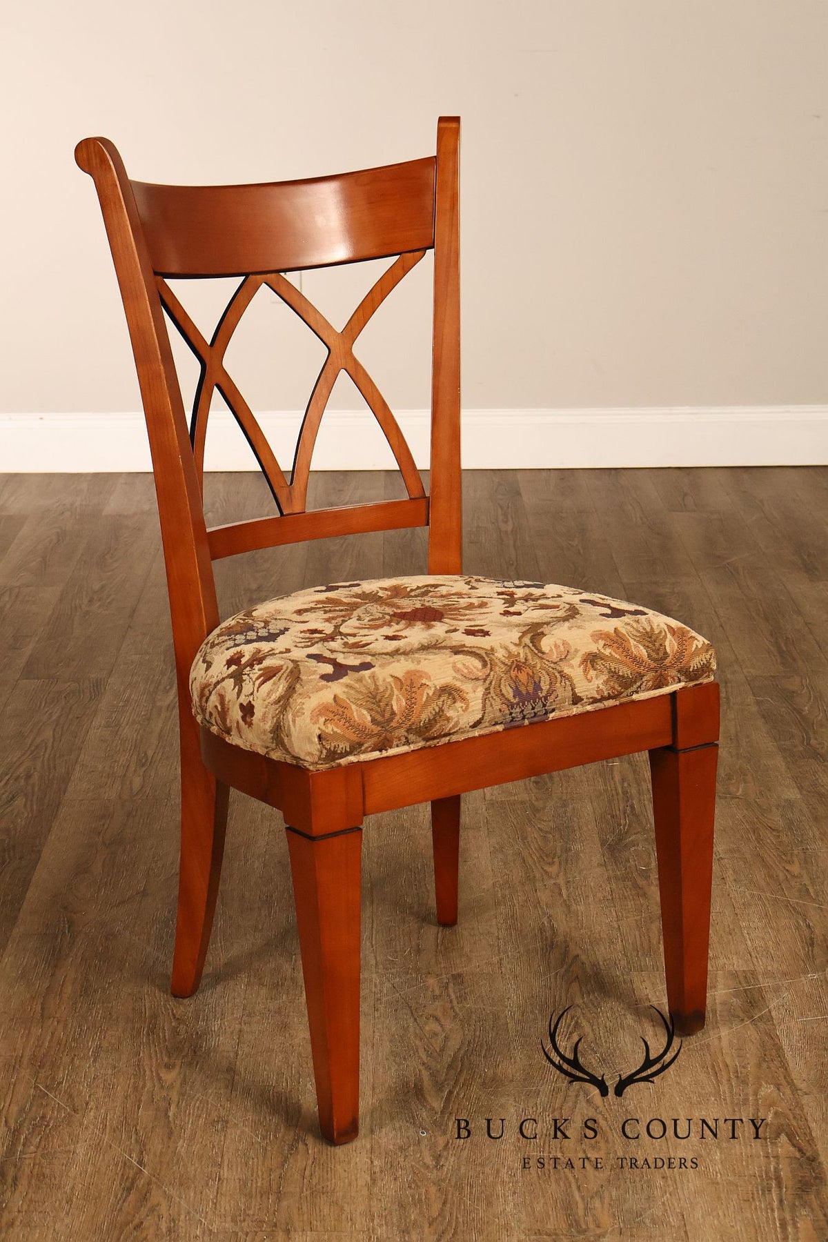 Harden Furniture Set Of Six Cherry Dining Chairs-European Interpretations Line