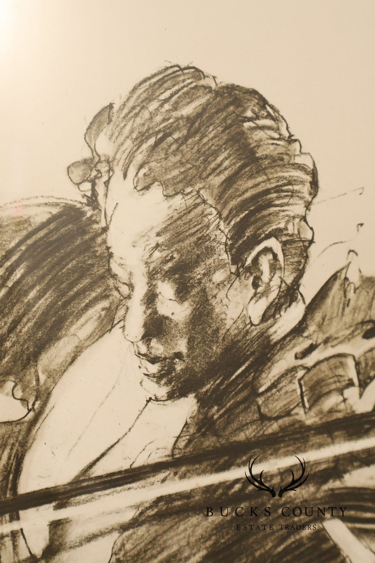 Claude Weisbuch Violinist Signed Lithograph