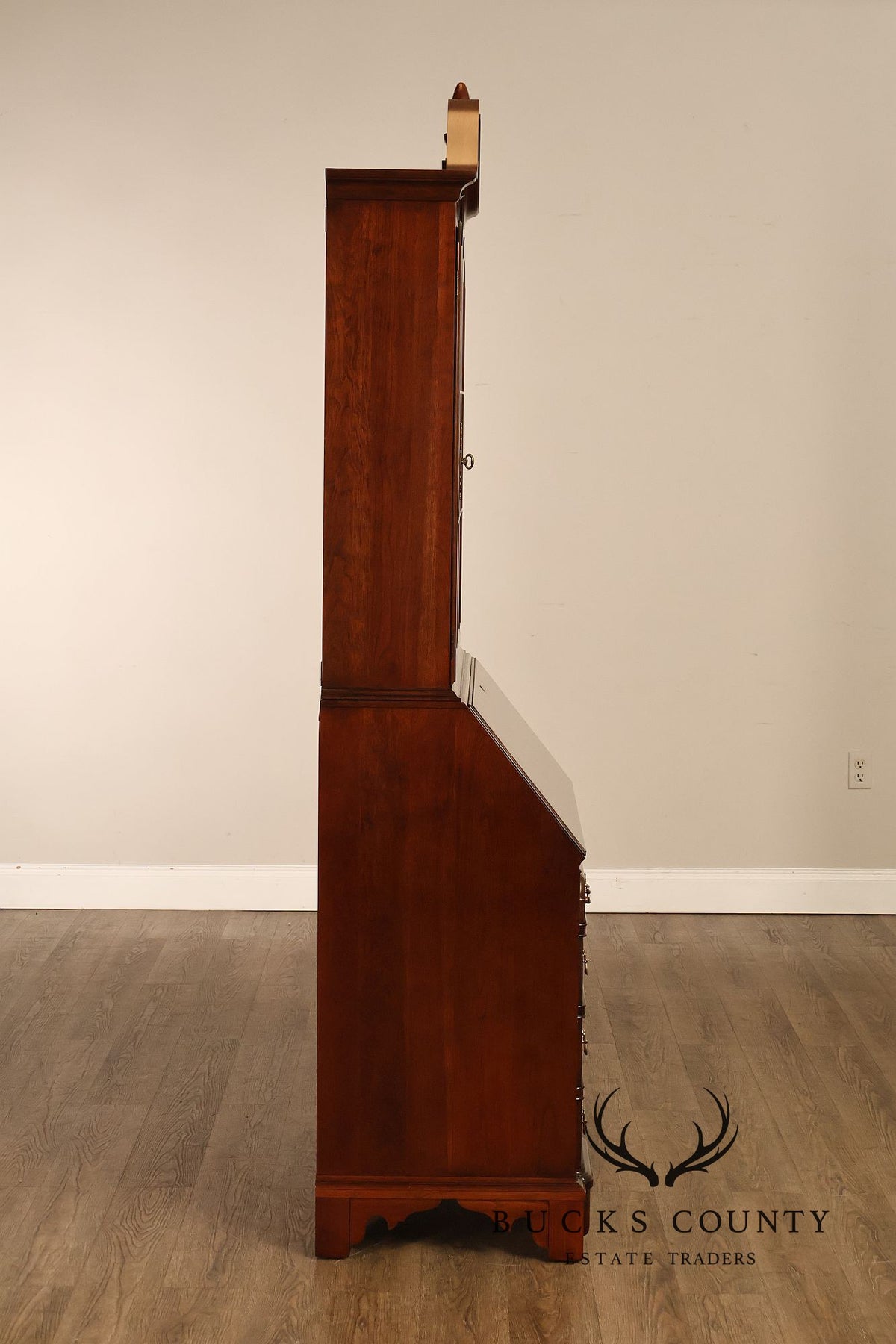 Pennsylvania House Chippendale Style Cherry Secretary Bookcase