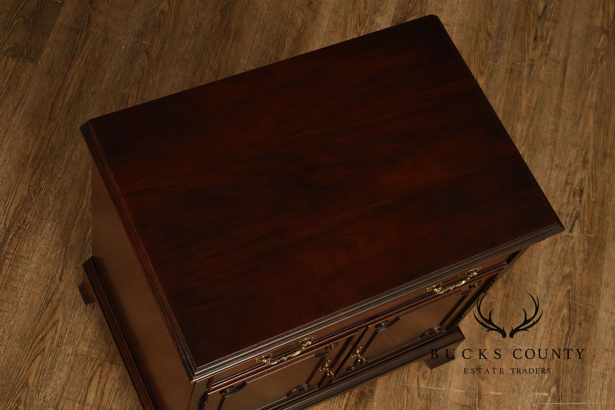 Century Furniture Georgian Style Mahogany Nightstand