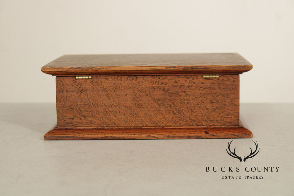 Stickley Mission Collection Oak Desk Box