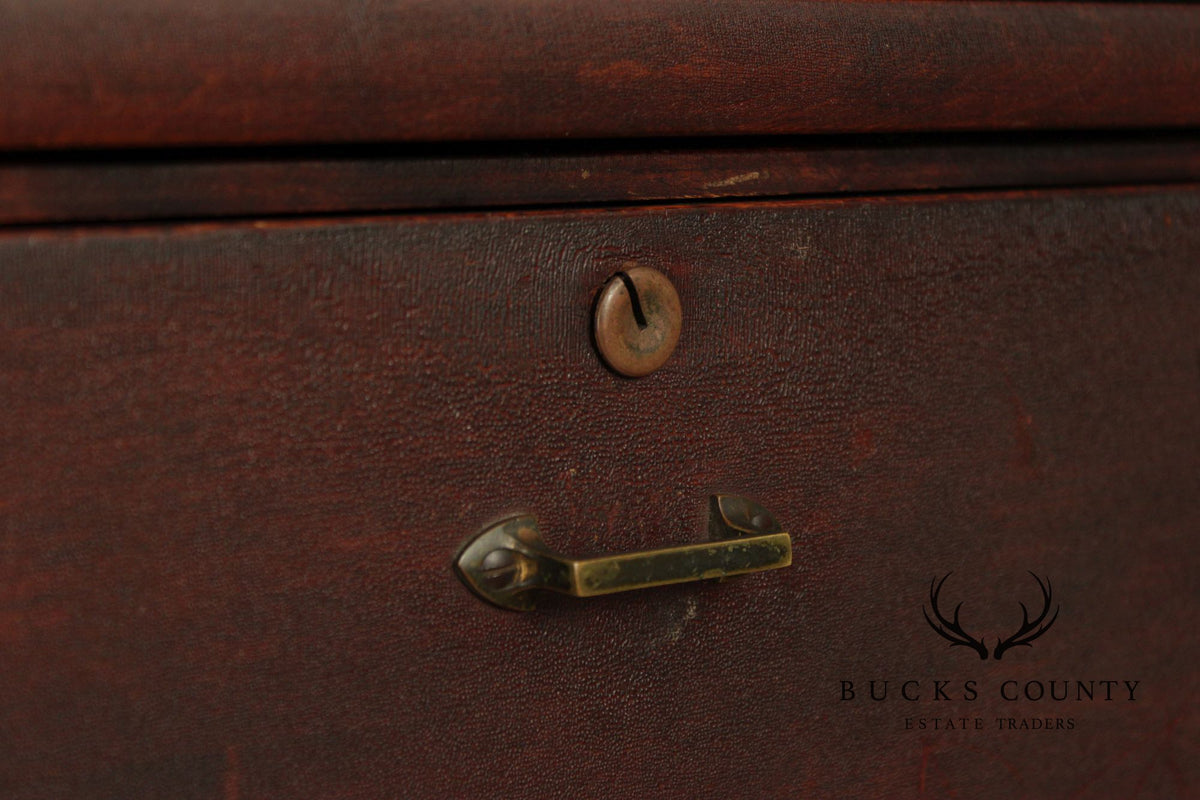 Hale Mahogany Barrister Secretary Bookcase With Desk