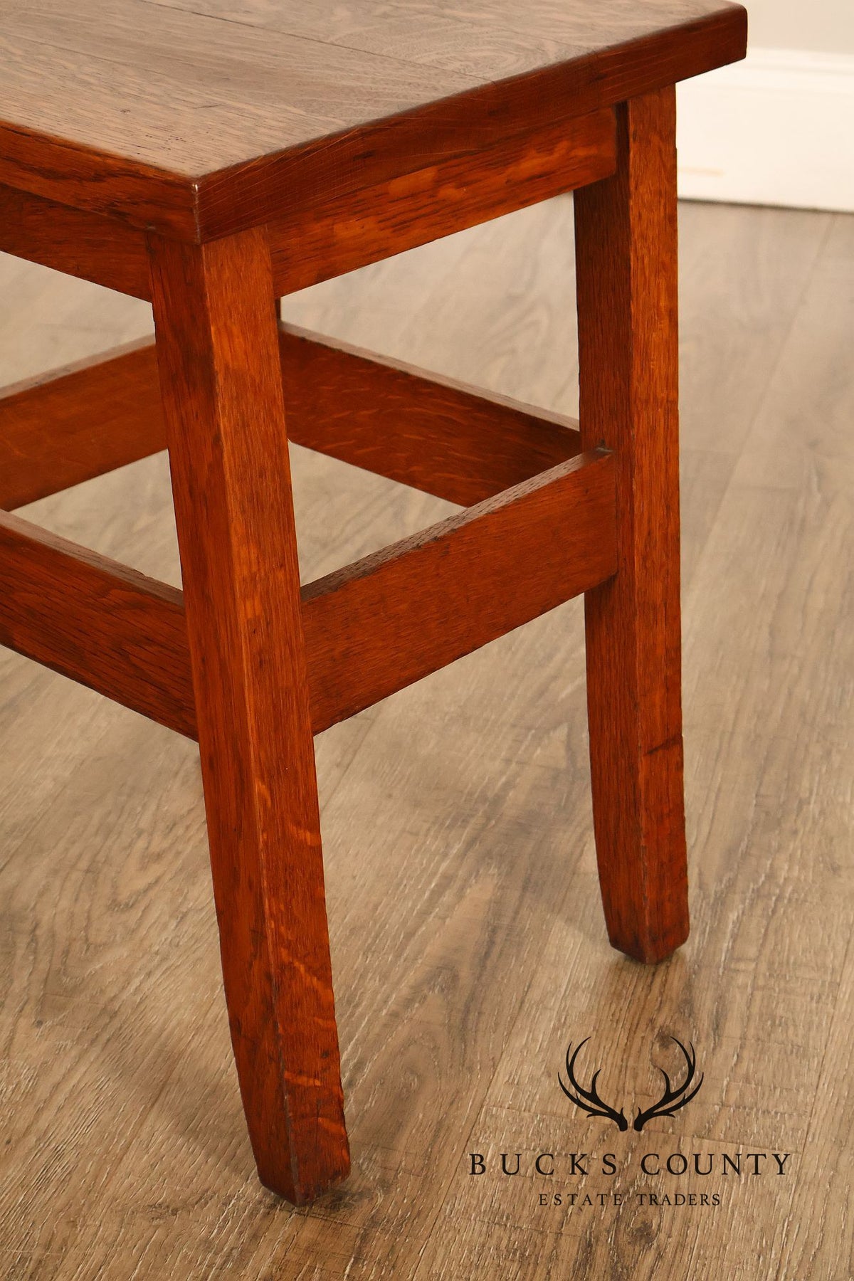 Stickley Brothers Arts And Crafts Oak Tabouret Stand Model #2582