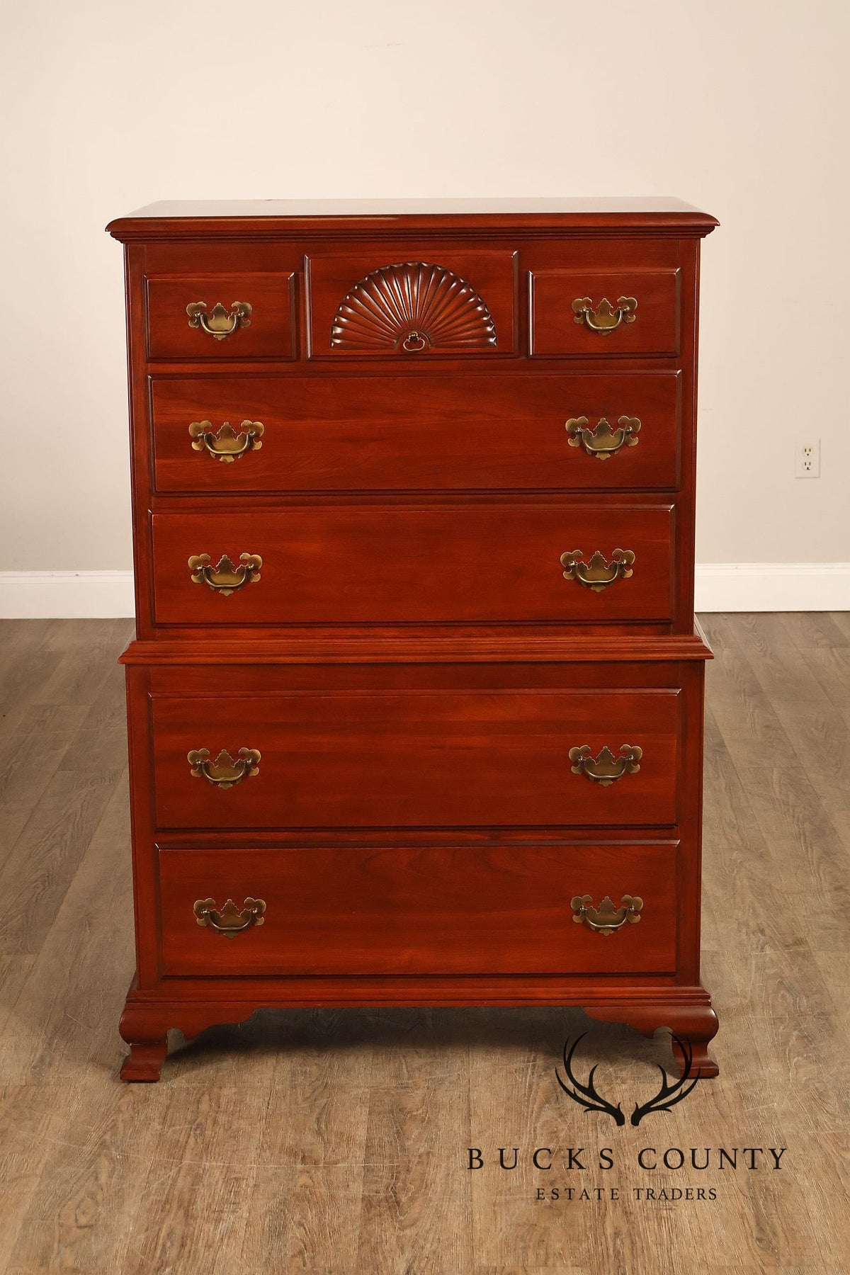 Kling Furniture Co. Traditional Cherry Highboy Chest Of Drawers