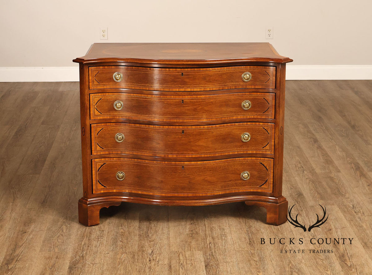 Henredon Historic Natchez Collection Inlaid Mahogany Chest of Drawers