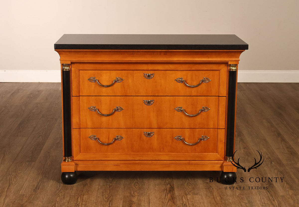 Thomasville Grand Classics Empire Style Maple Three Drawer Dresser