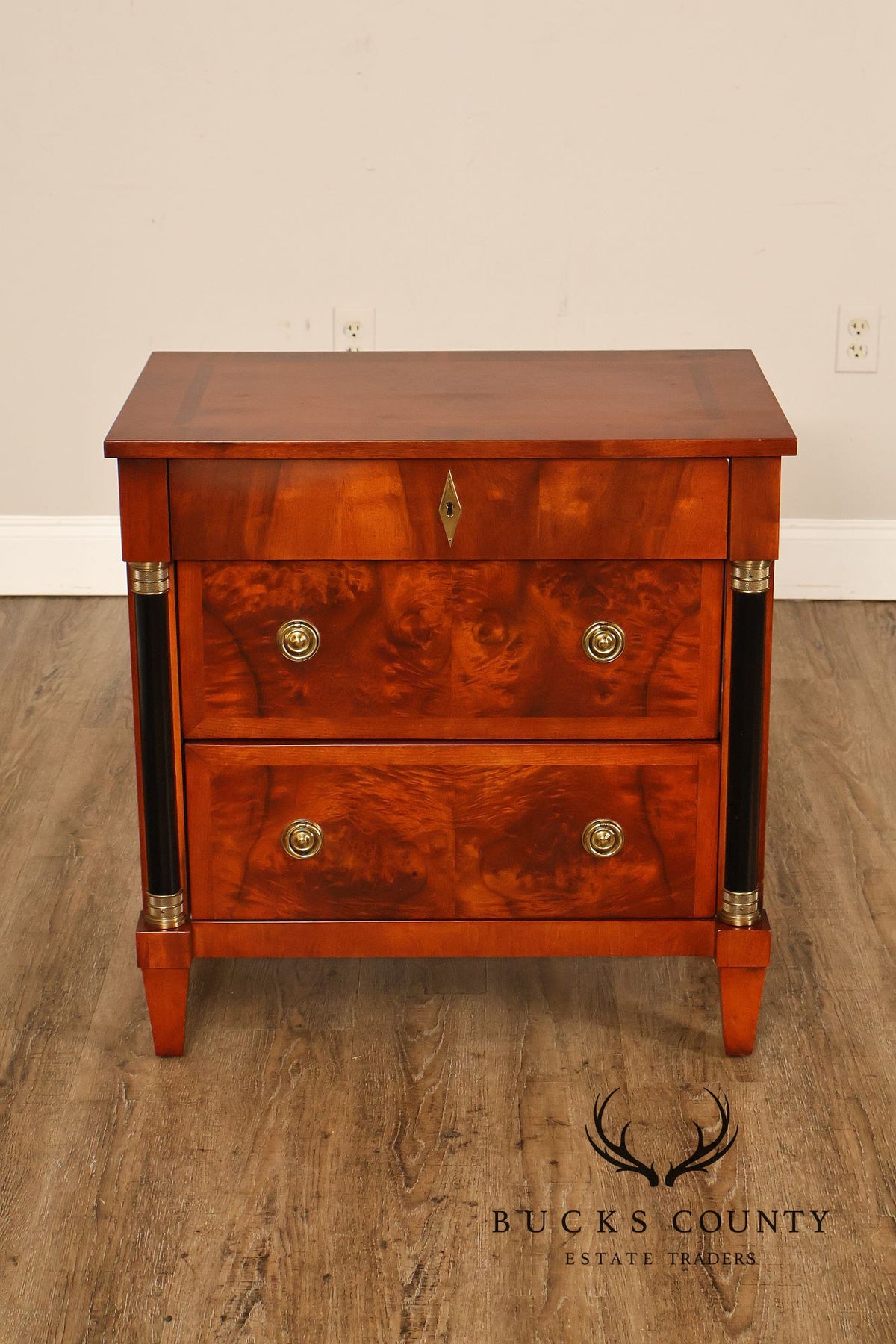 Century Furniture Biedermeier Style Mahogany Nightstand