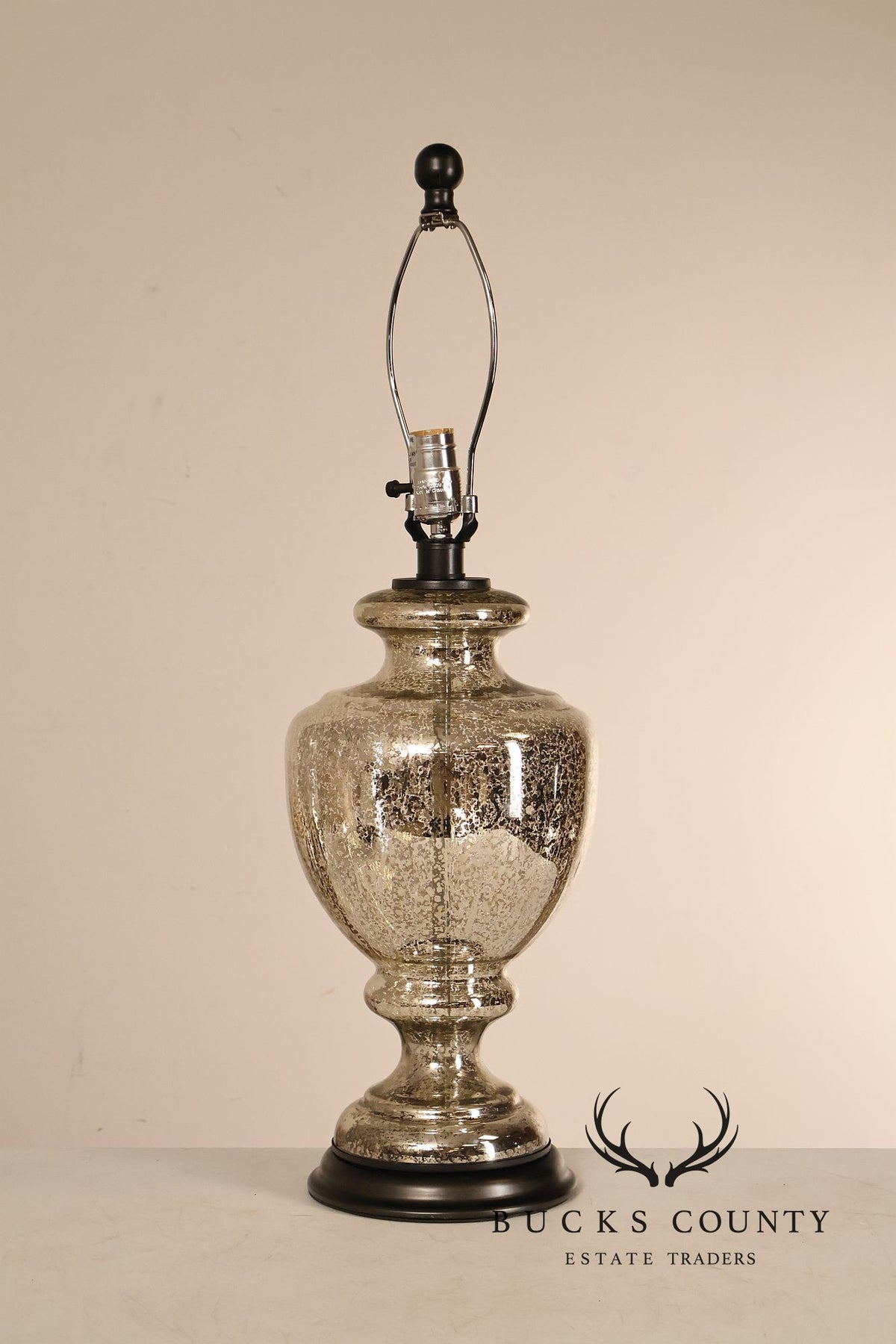 Contemporary Mercury Glass Table Lamp