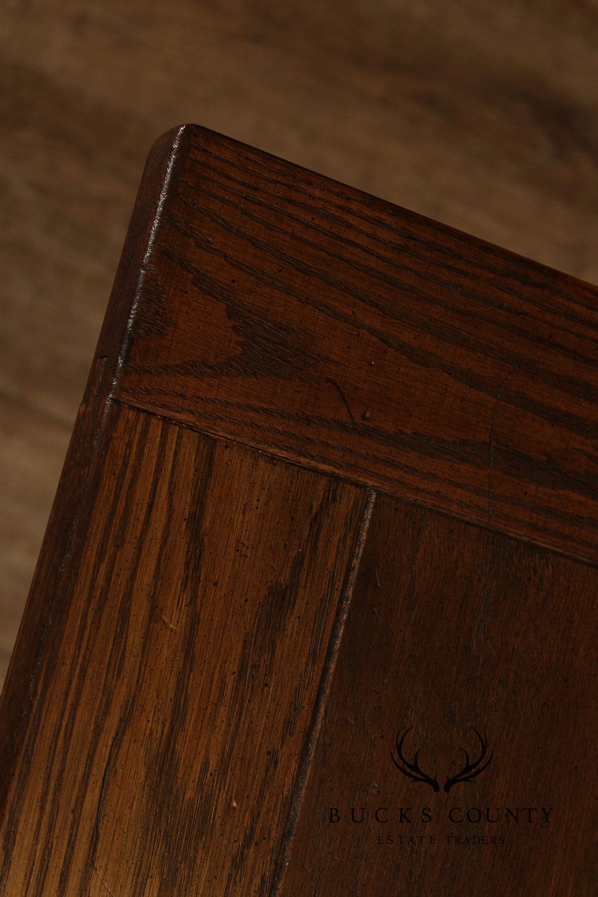 Jacobean Style Oak Barley Twist Library Console Table
