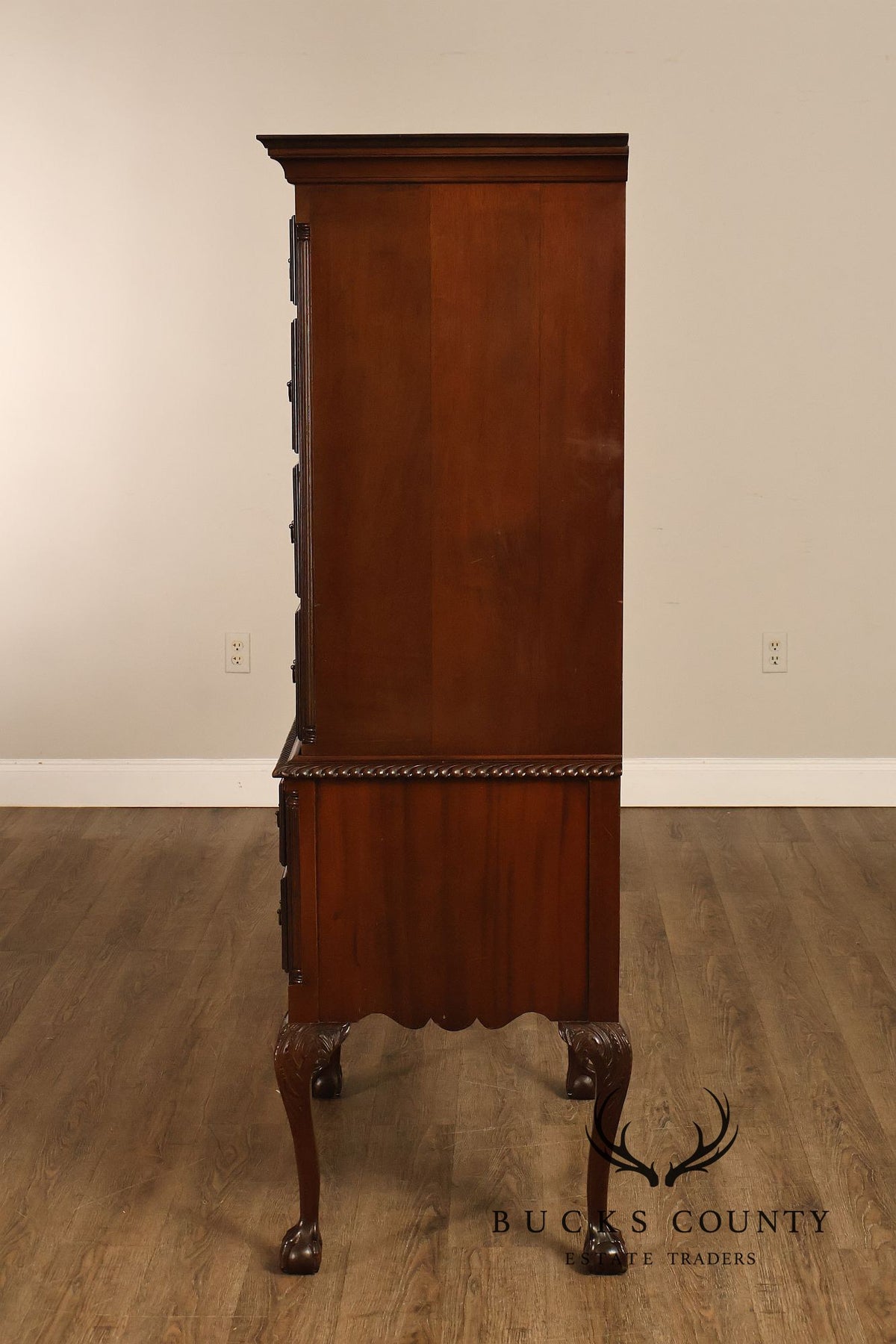 H. Feldenkreis Chippendale Style Mahogany Highboy