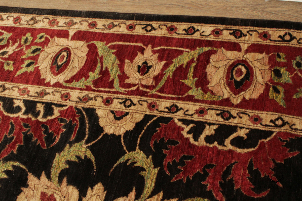 Persian Sultanabad Wool Area Rug 8' X 12'
