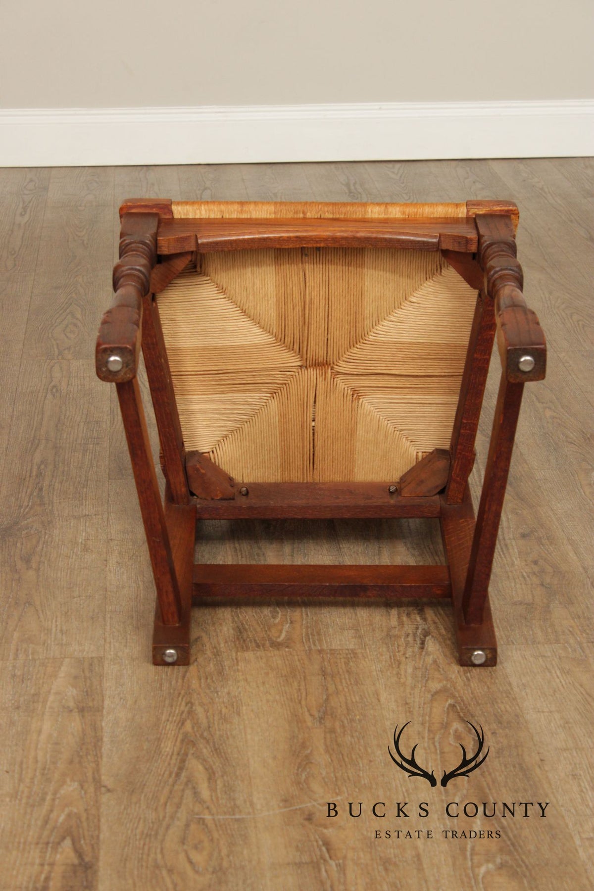 English Traditional Style Oak Side Chair