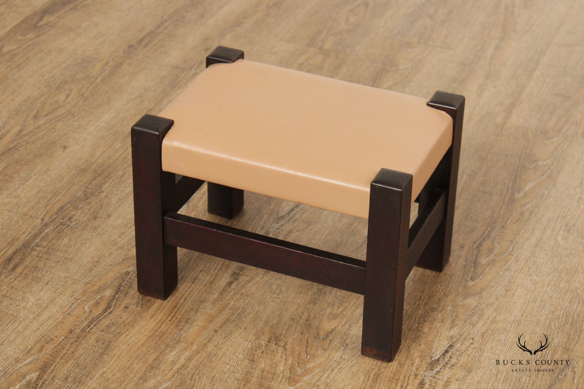 Frank S. Harden Co. Antique Mission Footstool