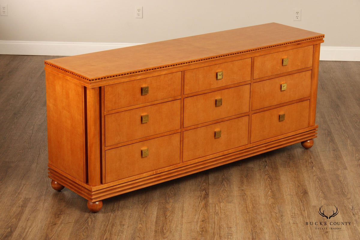 Hickory White Genesis Collection Biedermeier Style Triple Dresser