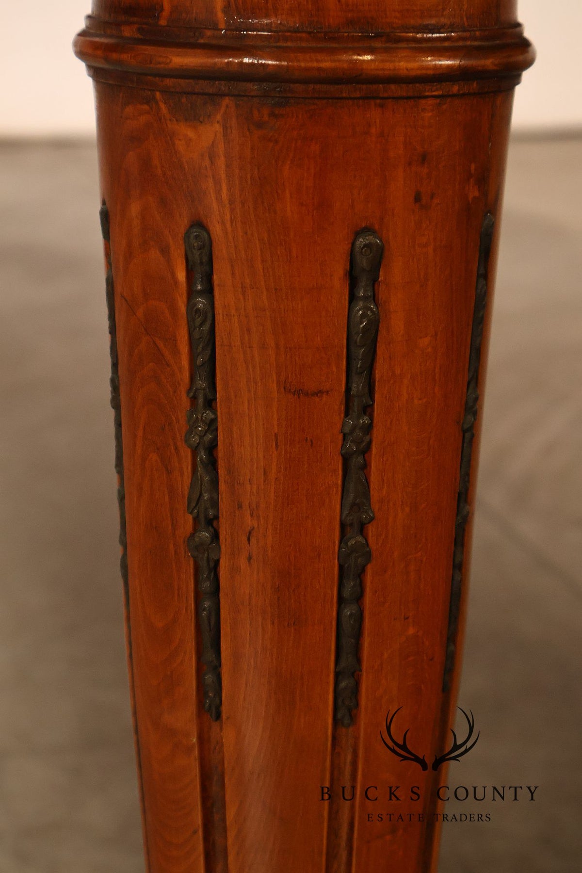 Custom Louis XVI Style Walnut Marquetry Dining Table