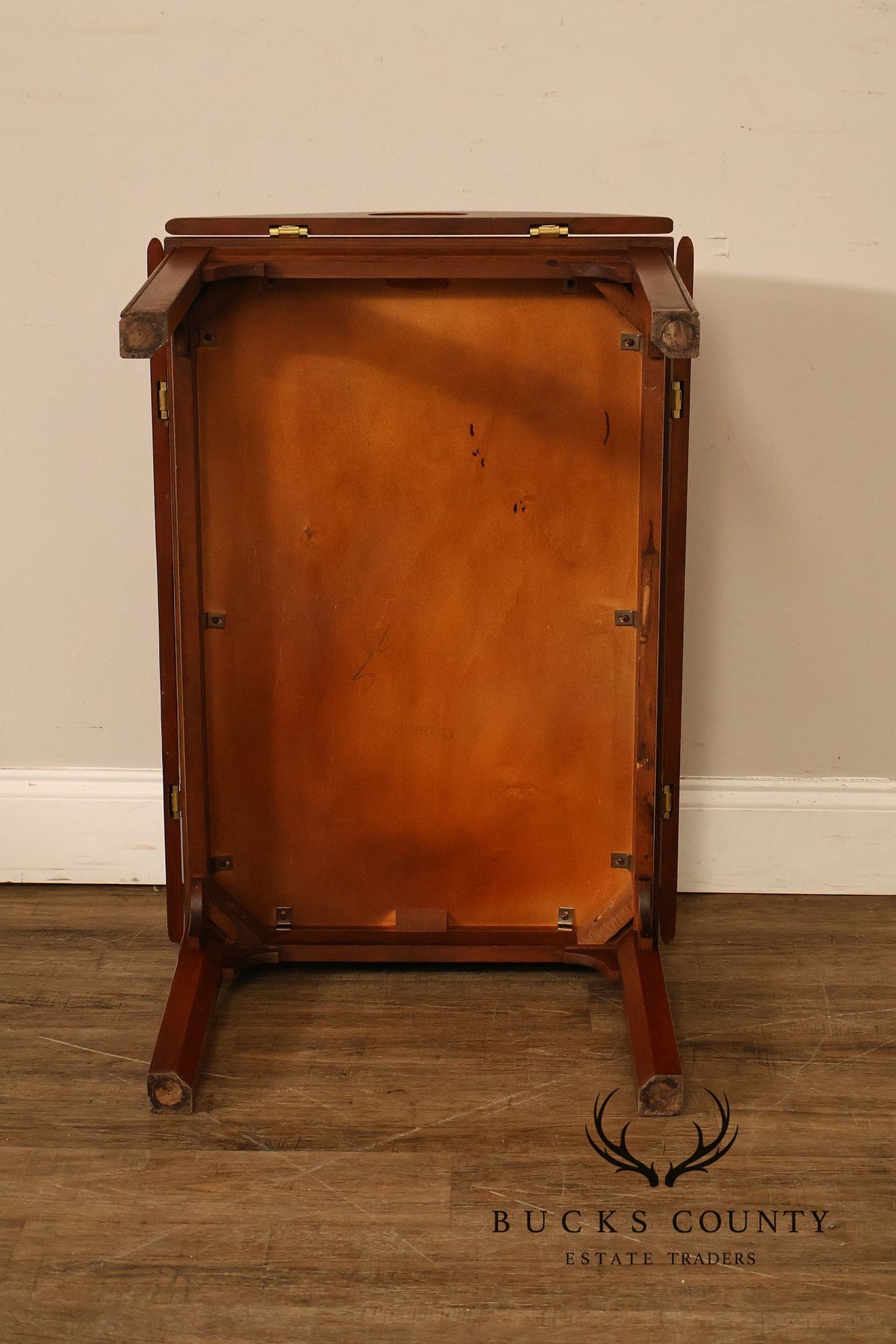 Chippendale Style Cherry Butler's Tray Coffee Table