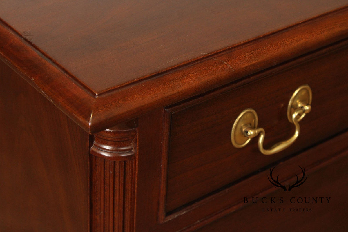 Stickley Chippendale Style Mahogany Nightstand
