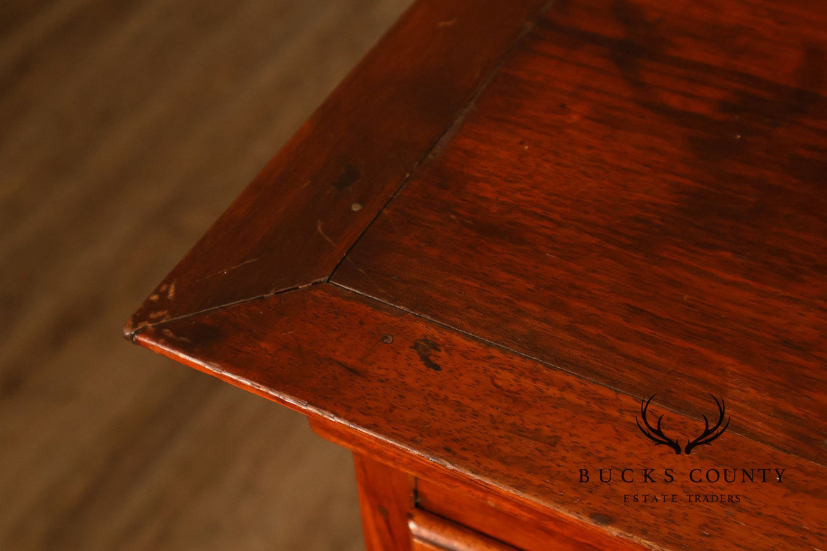 Antique Chippendale Walnut Eight-Drawer Tall Chest