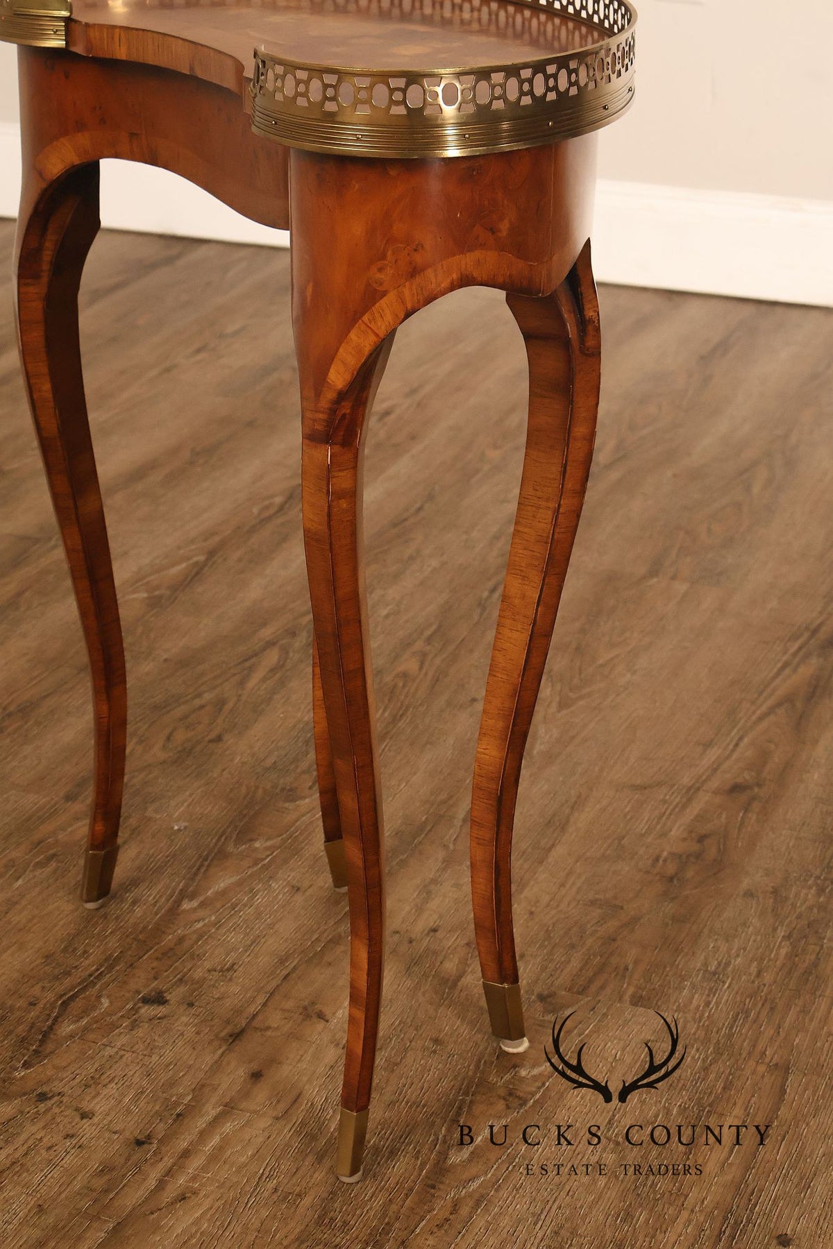 Maitland Smith French Louis XV Style Kidney Table