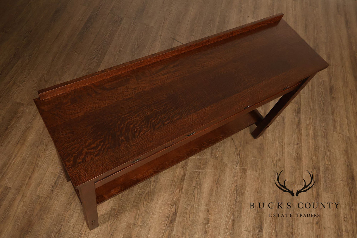 Stickley Mission Collection Oak Console Table Server
