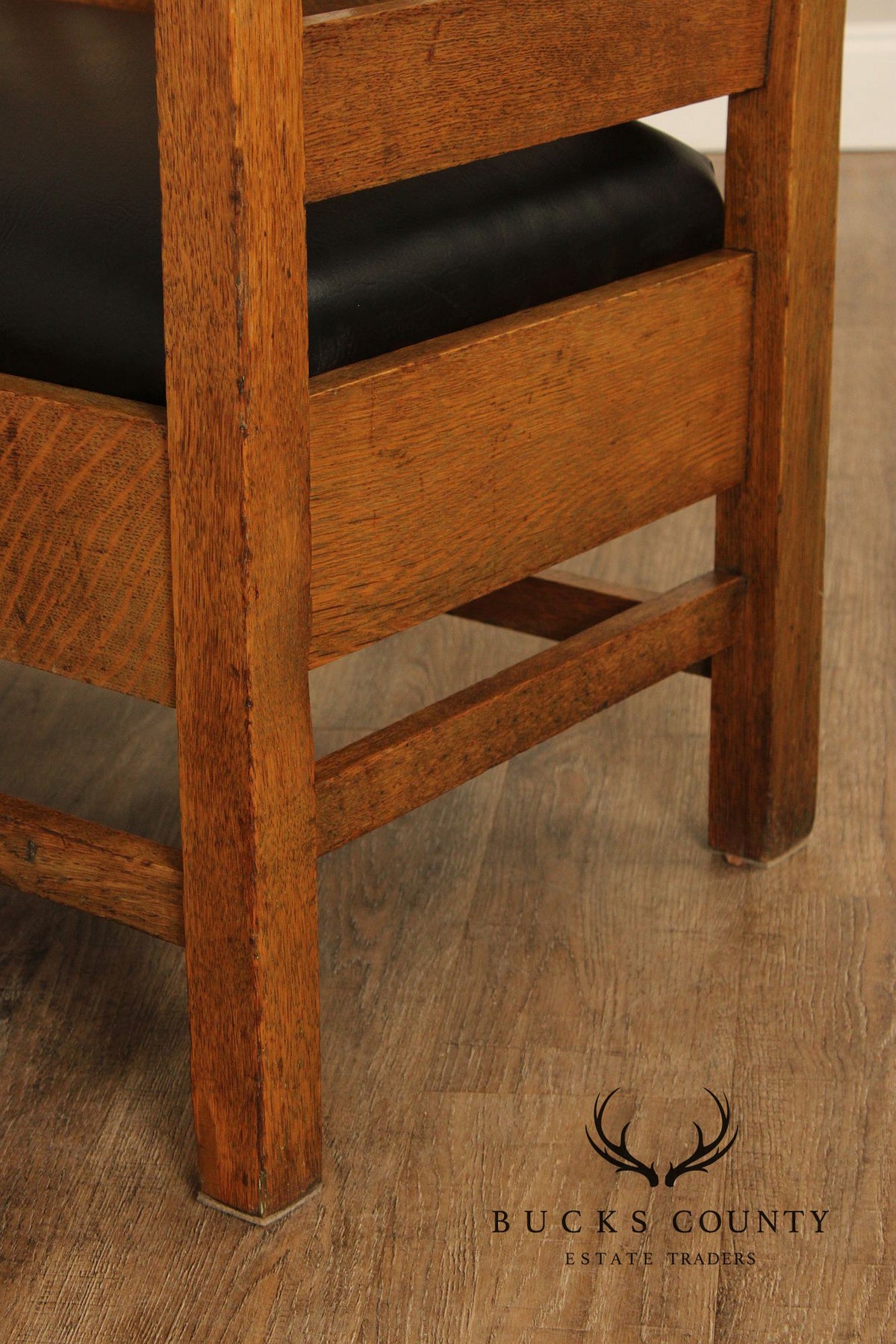 Antique Mission Oak Settee