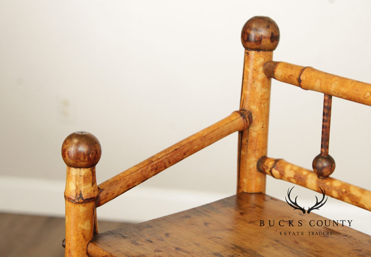 Antique Aesthetic Movement Bamboo Etagere