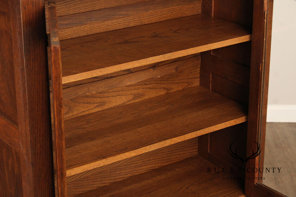 Vintage Oak Kitchen Flatwall Cabinet