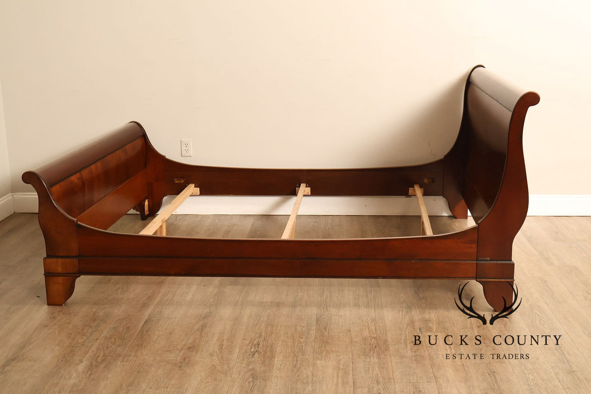 Grange Louis Philippe Style Queen Cherry Sleigh Bed