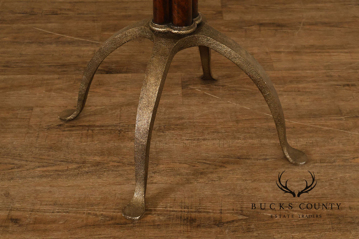 Theodore Alexander 'L'Usine' Round Bistro Accent Table