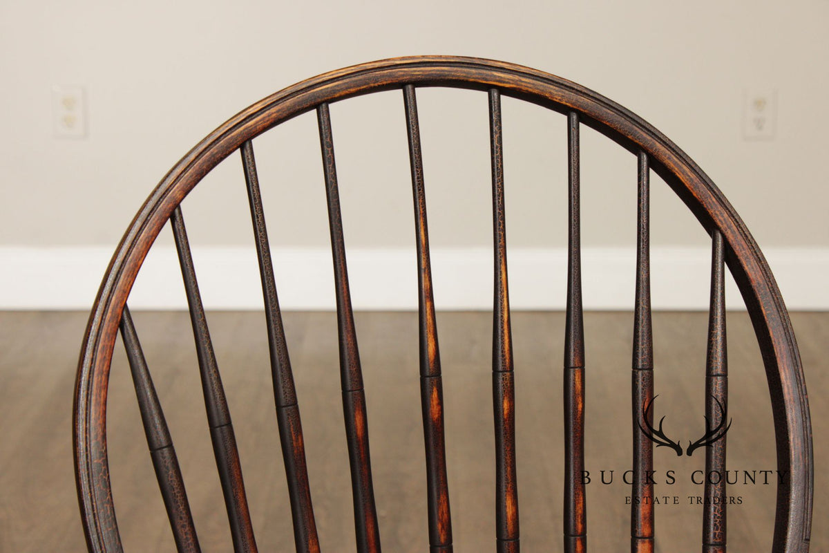 D.R. Dimes Distress Painted Windsor Side Chair