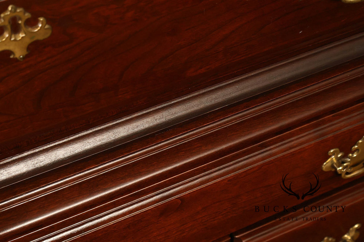 Sumter Cabinet Co. Queen Anne Style Cherry Highboy Dresser