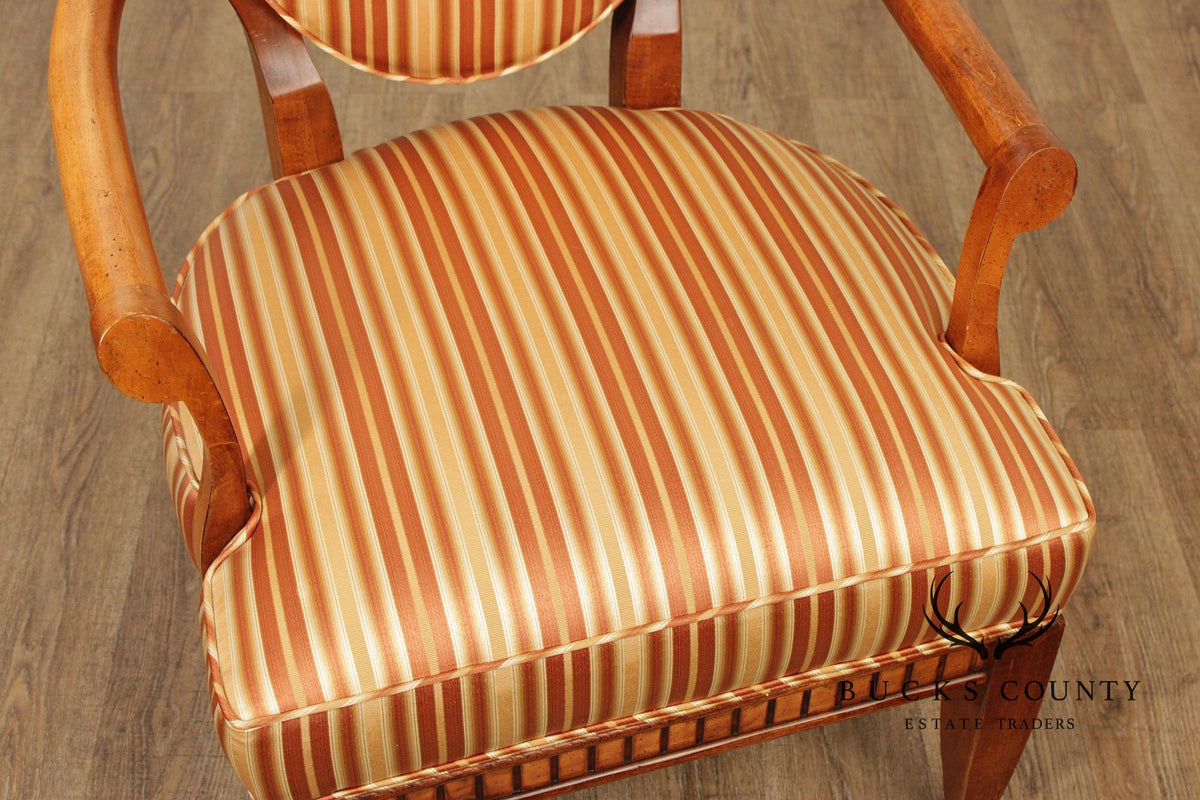 Century Chair Co. Art Deco Style Pair of Armchairs
