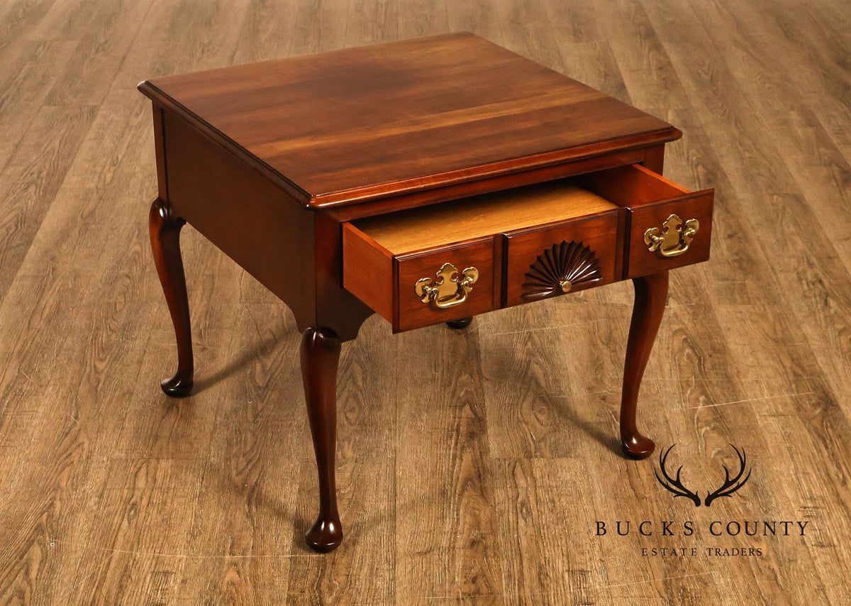 Statton Trutype Americana Cherry Queen Anne End Table