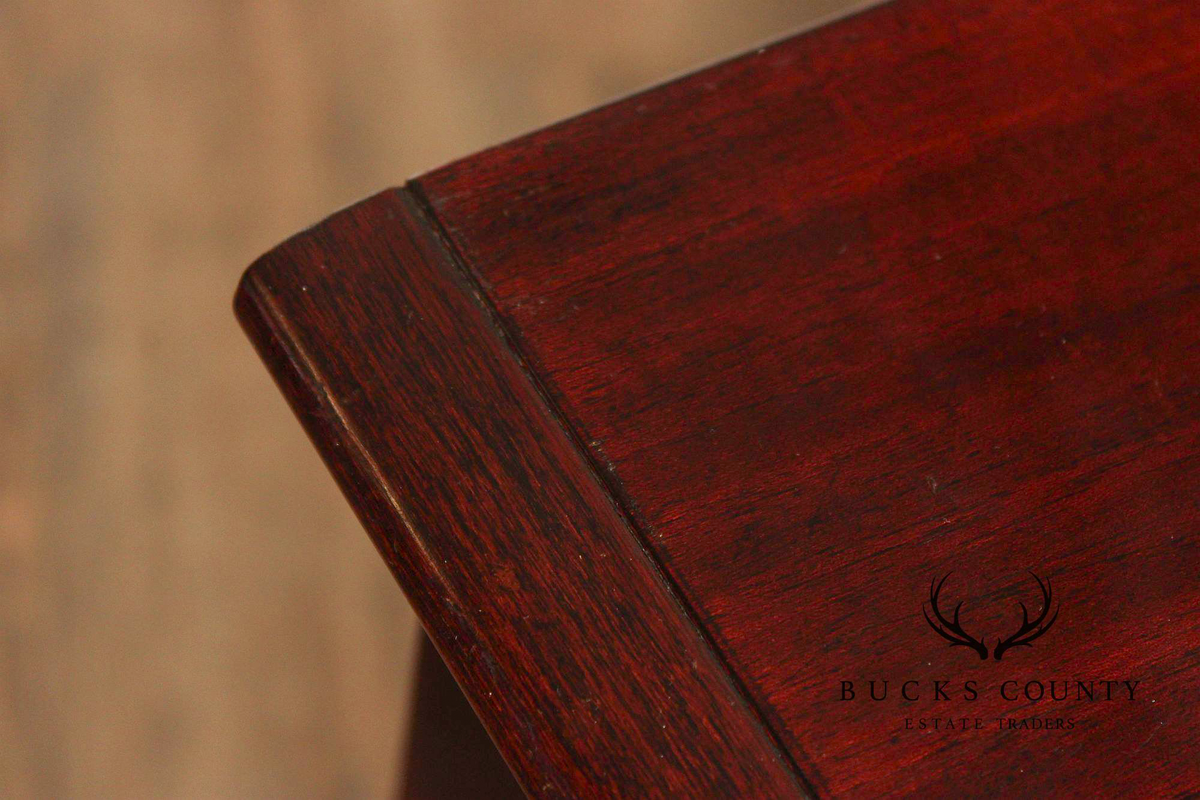 1940's Vintage Carved Mahogany Server Cabinet