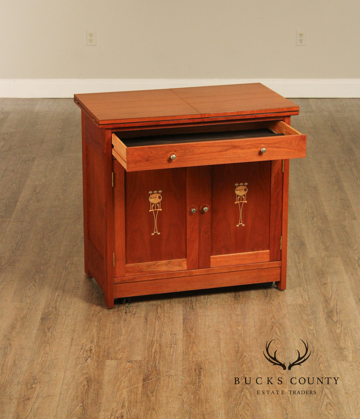 Stickley Harvey Ellis Collection Inlaid Cherry Server