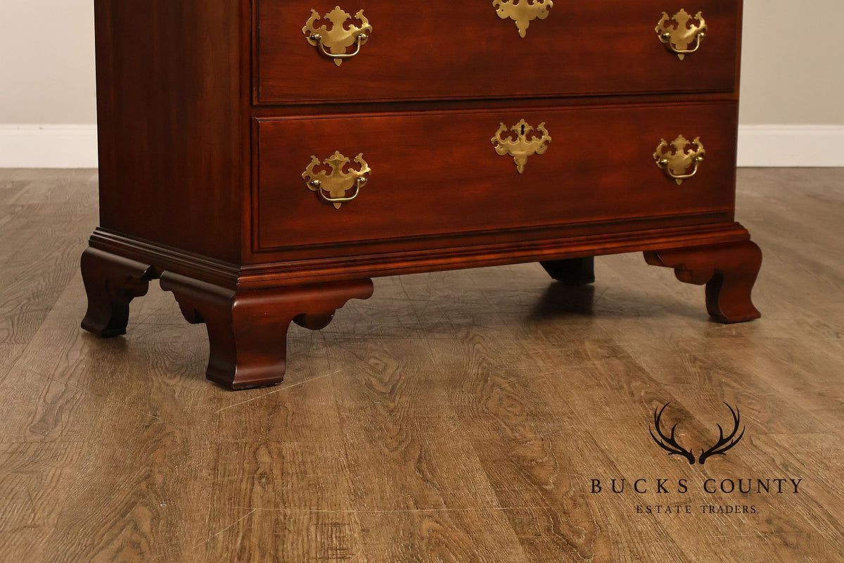Statton Private Collection Queen Anne Style Solid Cherry Highboy Chest