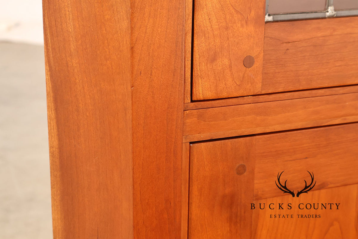 Stickley Mission Collection Cherry Corner Cabinet