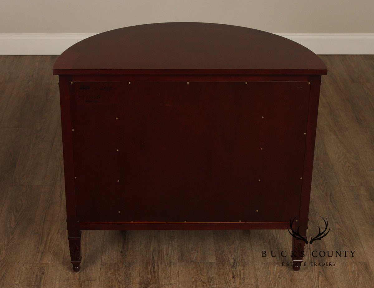 Kindel Winterthur Mahogany Demilune Cabinet