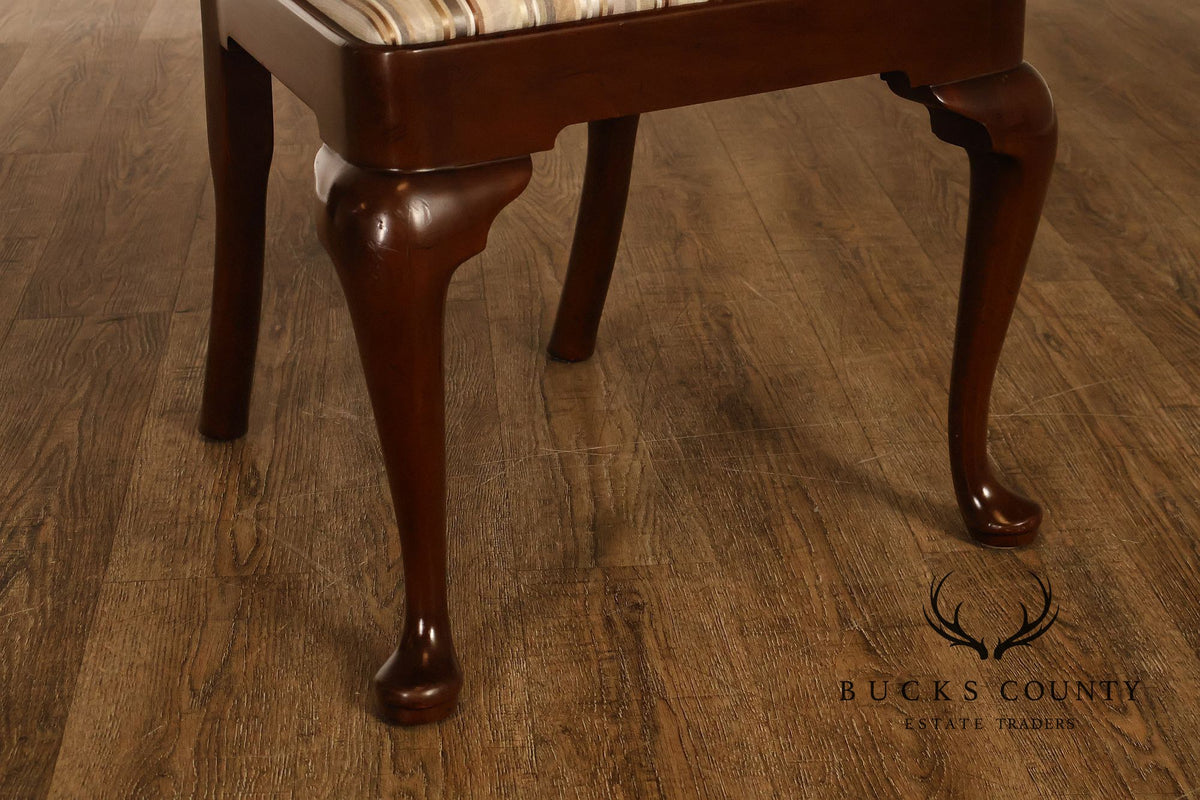 Kittinger Queen Anne Style Set of Six Mahogany Dining Chairs