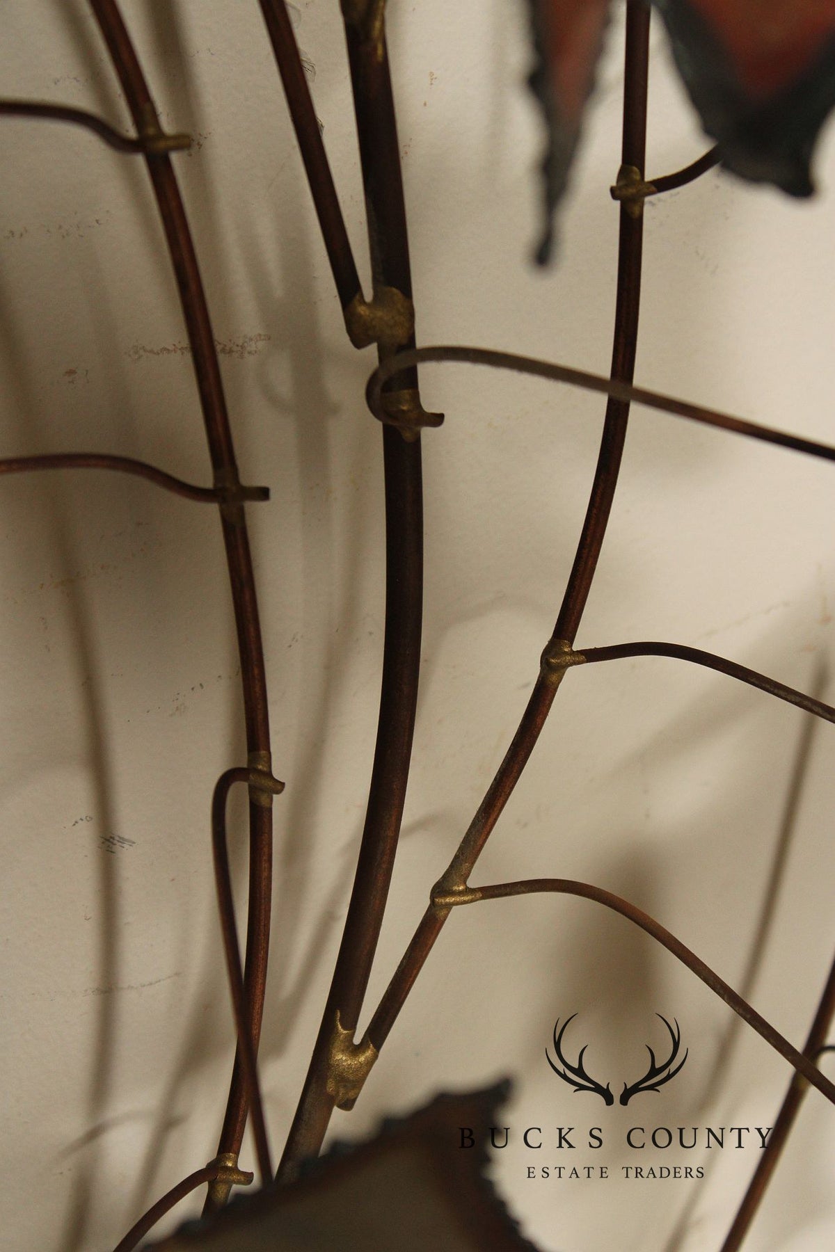 Curtis Jere Brutalist Wall Sculpture, Autumn Leaves