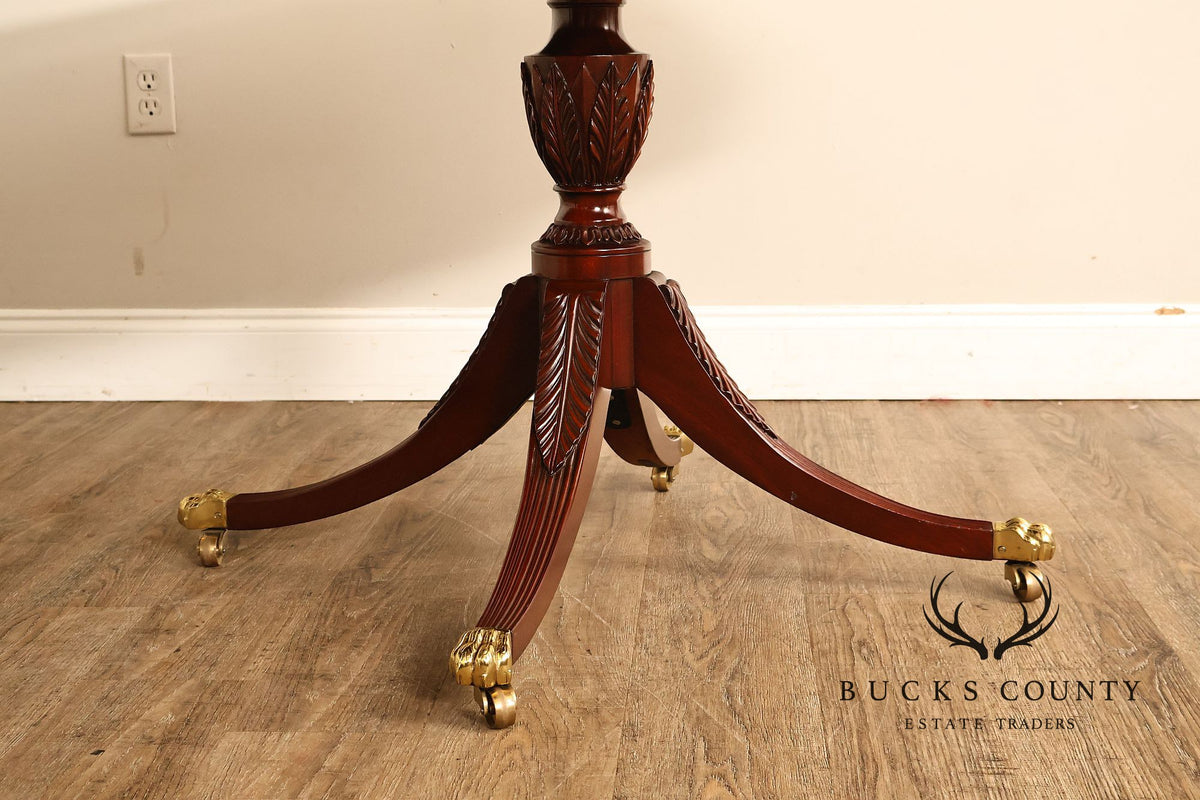 Kindel 'Winterthur' Double Pedestal Mahogany Dining Table