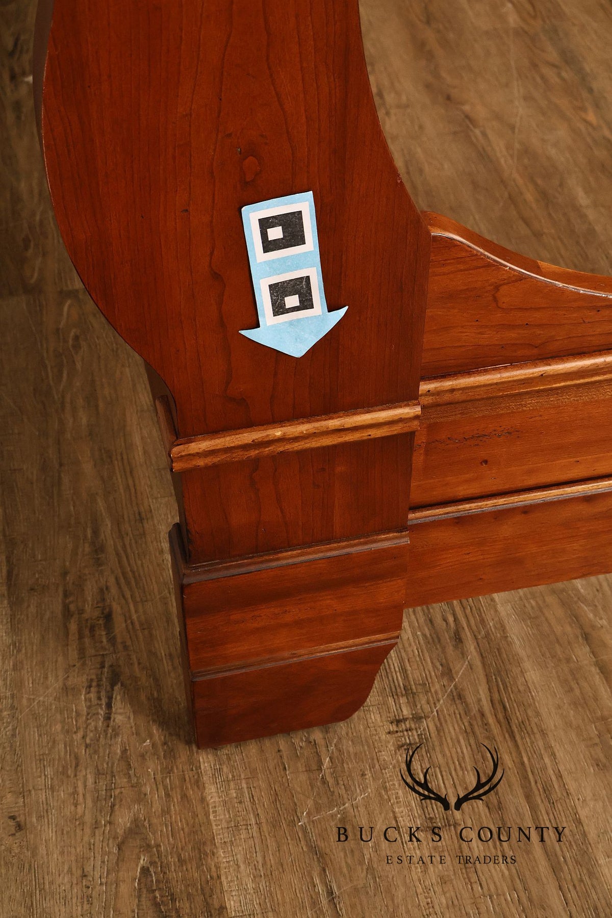 Louis Phillippe Style Cherry Queen Sleigh Bed