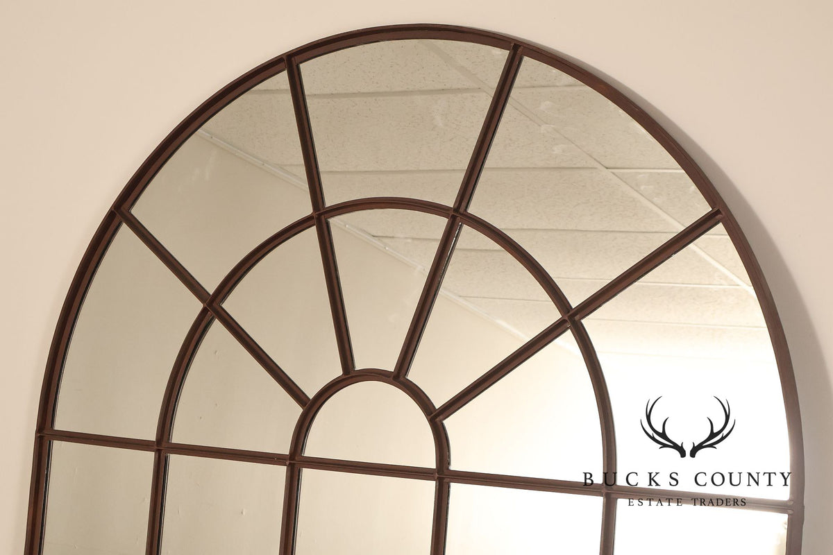 Restoration Hardware Large Palladian Iron Panel Mirror 108" x 56"