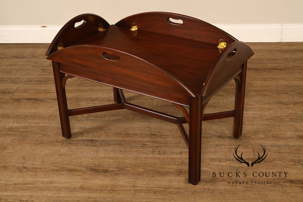 Henkel Harris Mahogany Butler’s Tray Coffee Table