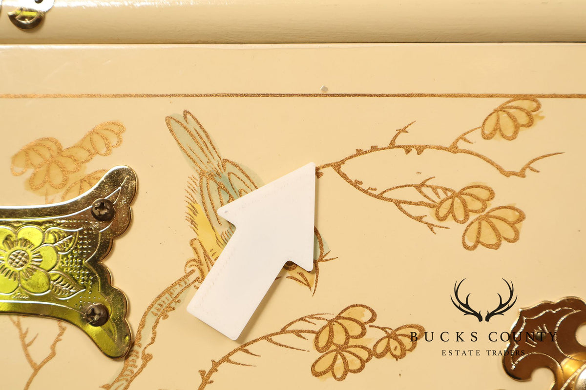 Painted Chinoiserie Style Pair Of Jewelry Chest