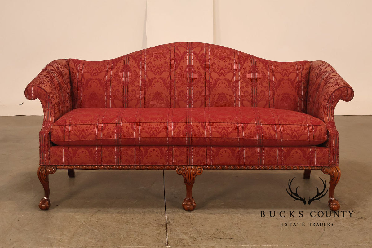 Hickory Chair 'Historical James River Plantations' Pair of Mahogany Sofas