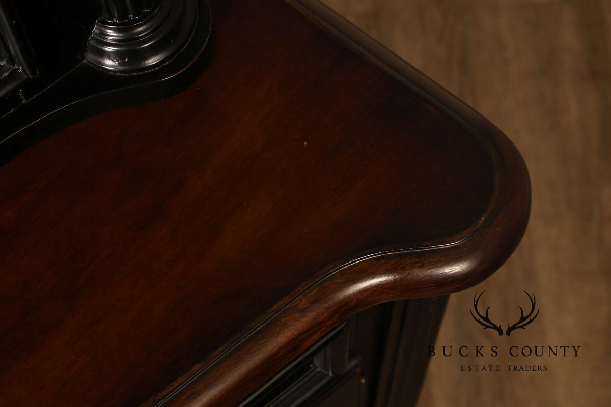 Hooker Furniture 'Indigo Creek' Ebonized Buffet Bookcase